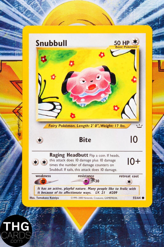 Snubbull 55/64 Common Neo Revelation Pokemon Card