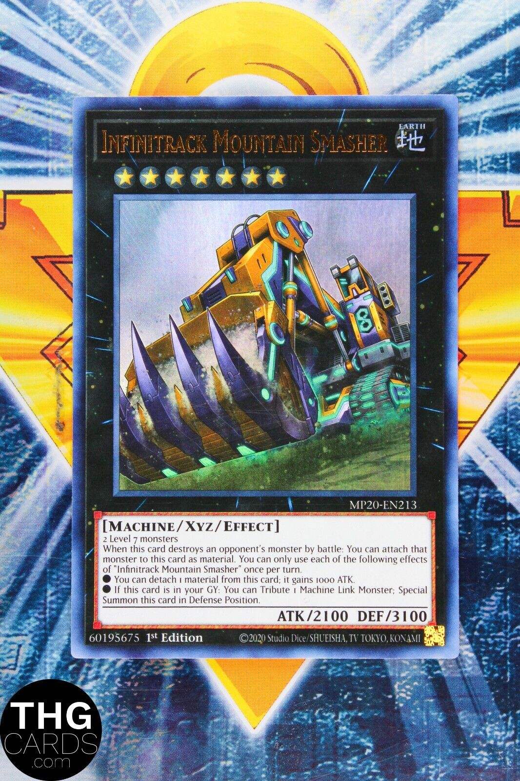 Infinitrack Mountain Smasher MP20-EN213 1st Edition Ultra Rare Yugioh Card