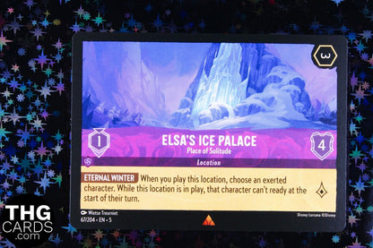 Elsa’s Ice Palace, Place of Solitude 67/204 Rare Lorcana Card EN 5