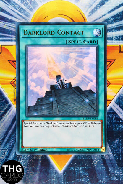 Darklord Contact BLRR-EN094 1st Ed Ultra Rare Yugioh Card Playset