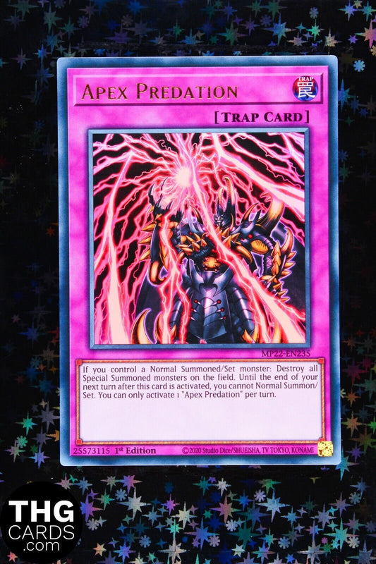 Apex Predation MP22-EN235 1st Edition Ultra Rare Yugioh Card