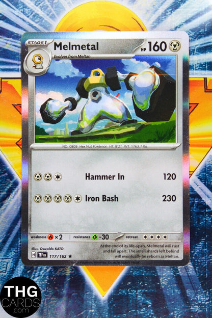 Melmetal 117/162 Rare Holo Temporal Forces Pokemon Card