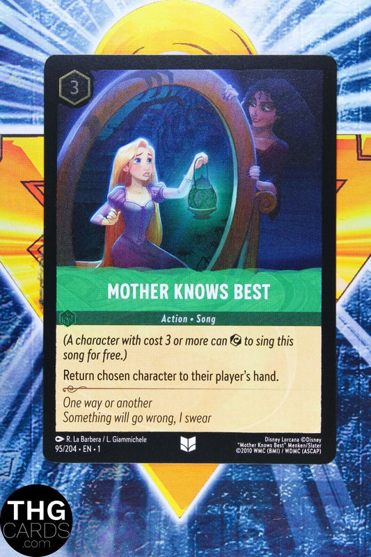 Mother Knows Best 95/204 Foil Uncommon Lorcana First Chapter Card