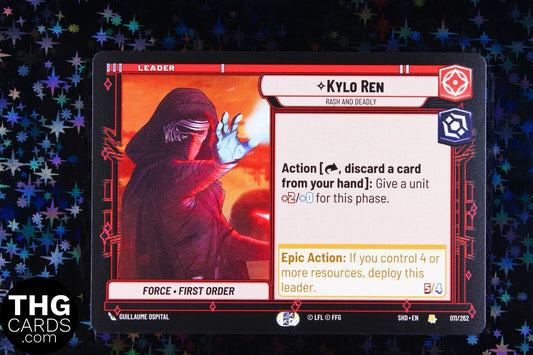 Kylo Ren 011/262 Rare Star Wars Unlimited Card SHD