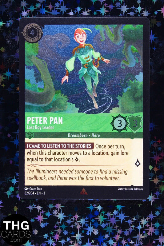 Peter Pan, Lost Boy Leader 82/204 Rare Foil Lorcana Card EN 3