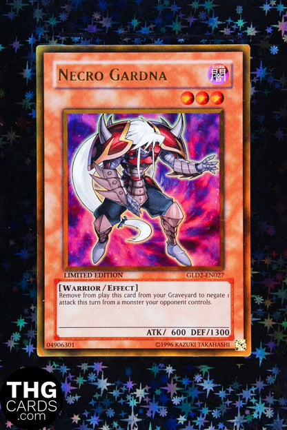 Necro Gardna GLD2-EN027 Gold Ultra Rare Yugioh Card