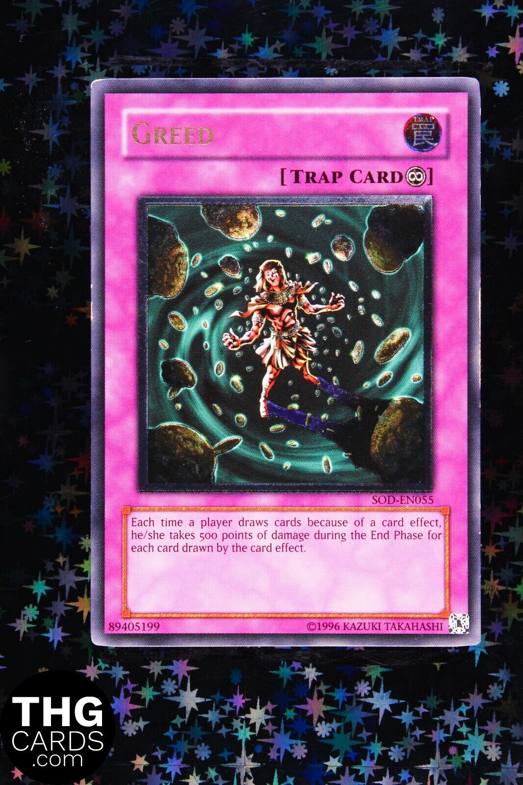 Greed SOD-EN055 Ultimate Rare Yugioh Card