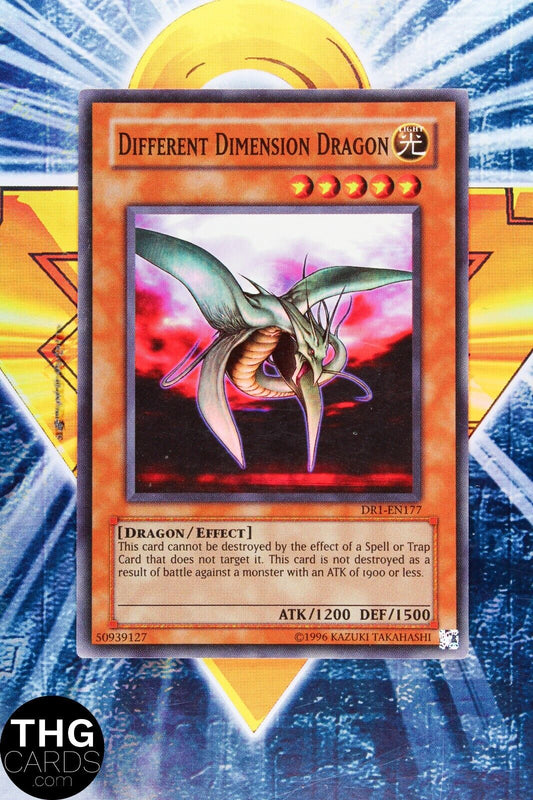 Different Dimension Dragon DR1-EN177 Super Rare Yugioh Card