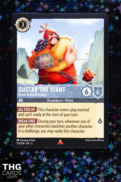 Gustav the Giant, Terror of the Kingdom 173/204 Rare Lorcana Card EN 3