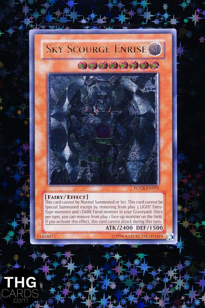 Sky Scourge Enrise FOTB-EN021 Euro Ultimate Rare Yugioh Card