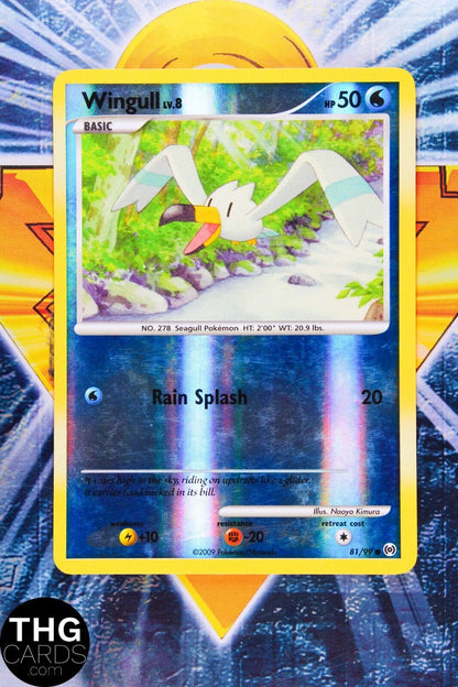 Wingull 81/99 Holo Reverse Common Platinum: Arceus Pokemon Card