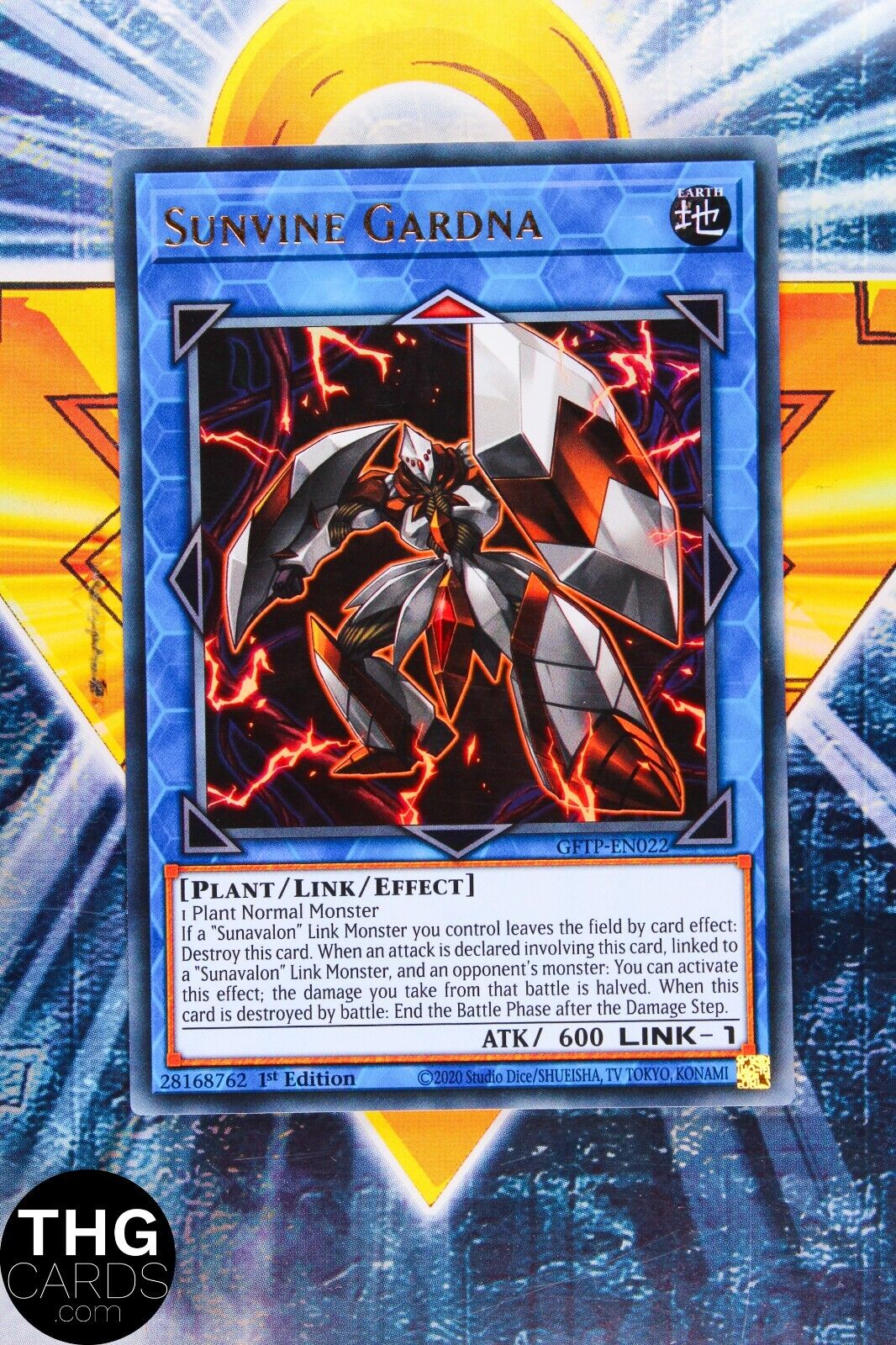 Sunvine Gardna GFTP-EN022 1st Edition Ultra Rare Yugioh