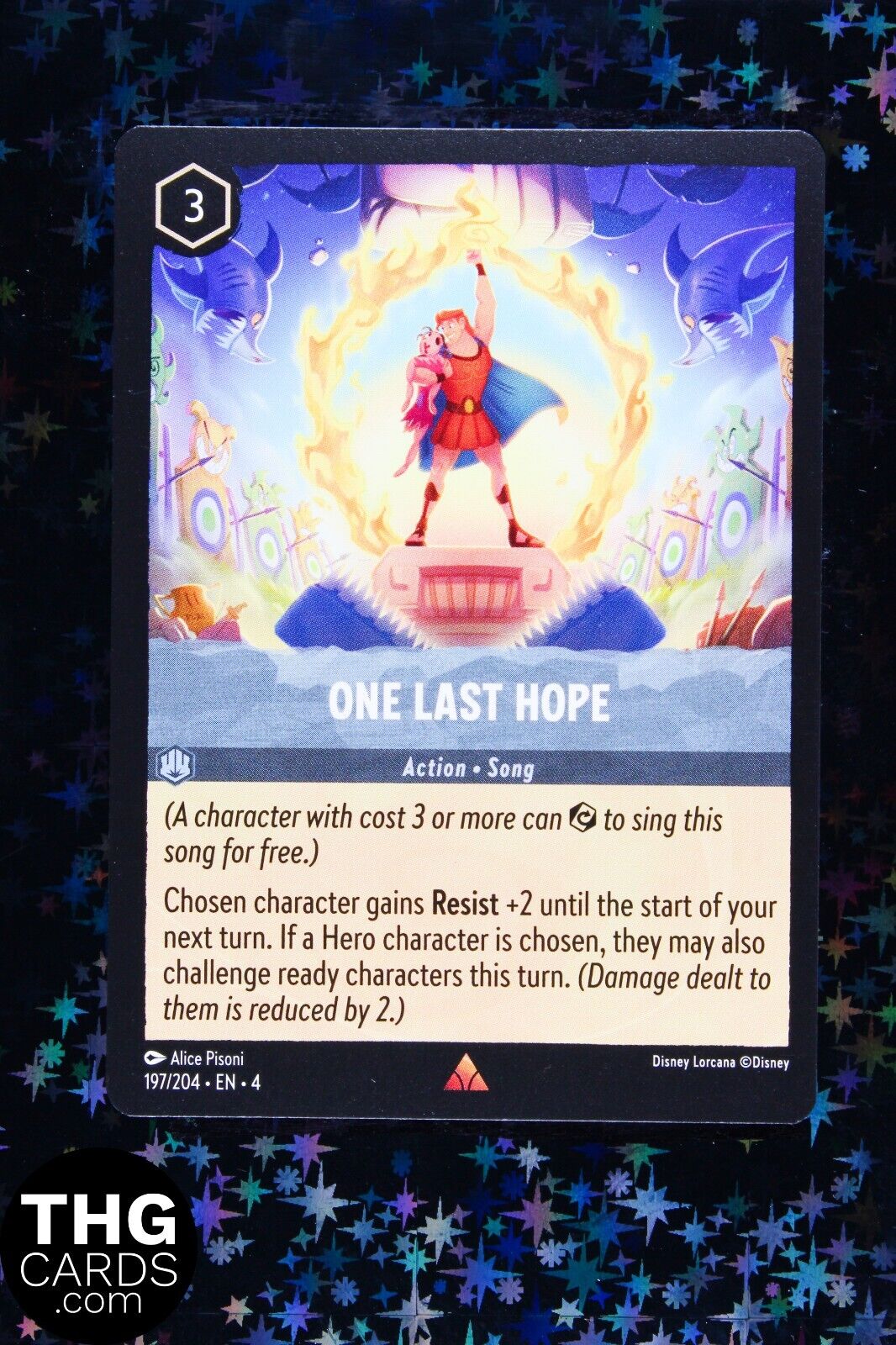 One Last Hope 197/204 Rare Lorcana Card EN 4