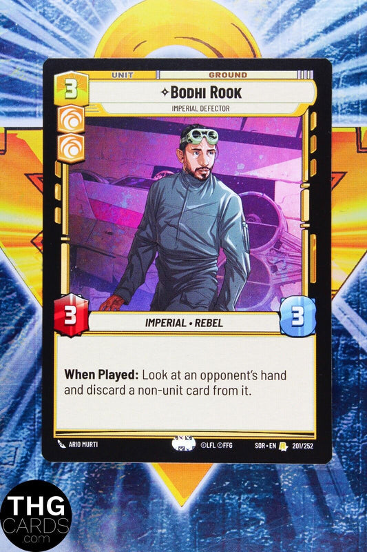 Bodhi Rook 201/252 Rare Star Wars Unlimited Card
