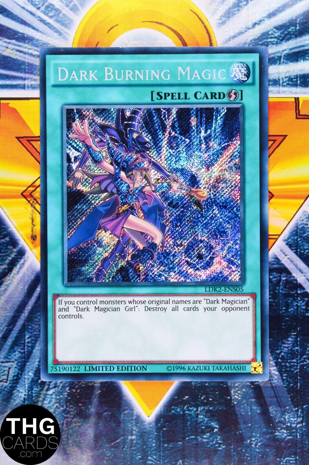 Dark Burning Magic LDK2-ENS05 Secret Rare Yugioh Card