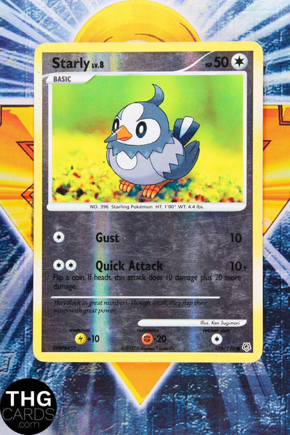 Starly 101/130 Reverse Holo Common Diamond & Pearl: Base Set Pokemon Card