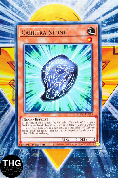 Cabrera Stone MZMI-EN019 1st Edition Rare Yugioh Card Playset