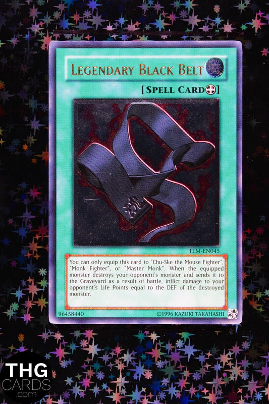 Legendary Black Belt TLM-EN045 Ultimate Rare Yugioh Card