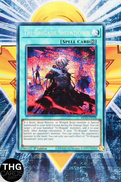 Tri-Brigade Showdown MP23-EN198 1st Edition Secret Rare Yugioh Card