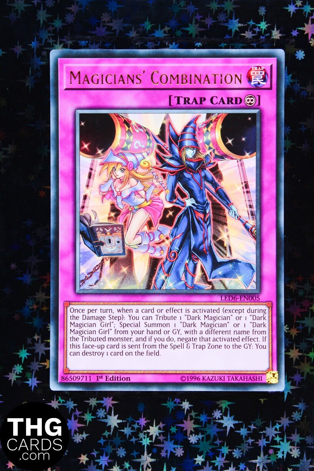 Magicians' Combination LED6-EN005 1st Edition Ultra Rare Yugioh Card