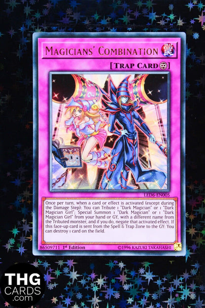 Magicians' Combination LED6-EN005 1st Edition Ultra Rare Yugioh Card