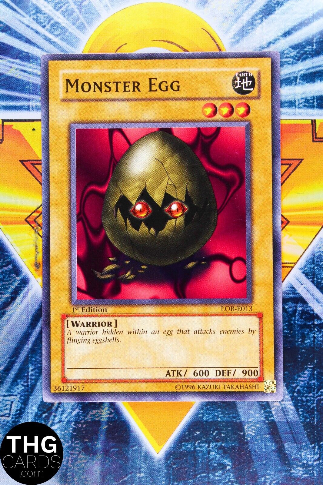 Monster Egg LOB-E013 1st Edition Common Yugioh Card