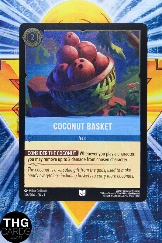 Coconut Basket 166/204 Foil Uncommon Lorcana First Chapter Card