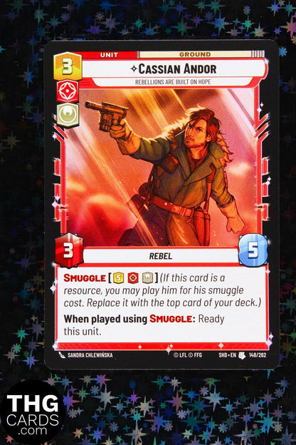 Cassian Andor 148/262 Foil Uncommon Star Wars Unlimited Card SHD