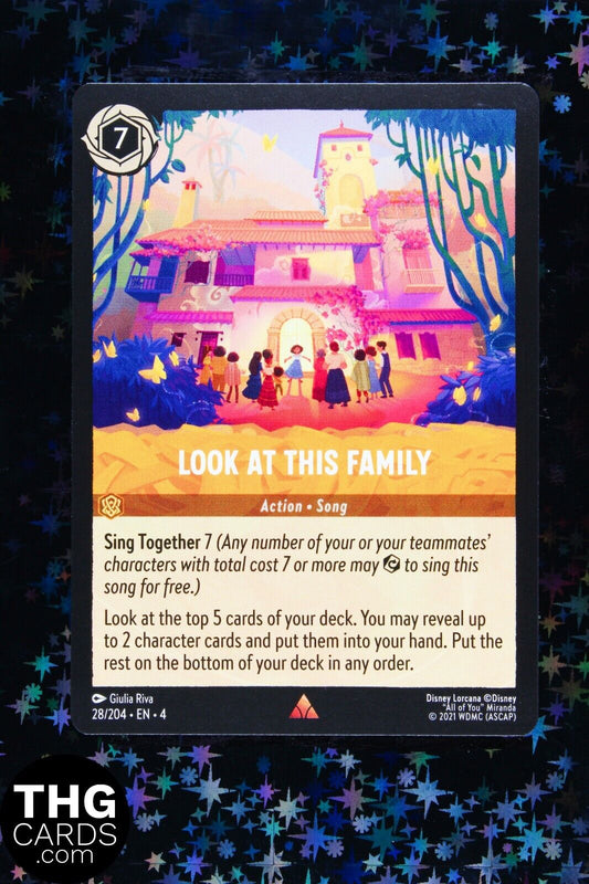 Look at this Family 28/204 Rare Lorcana Card EN 4