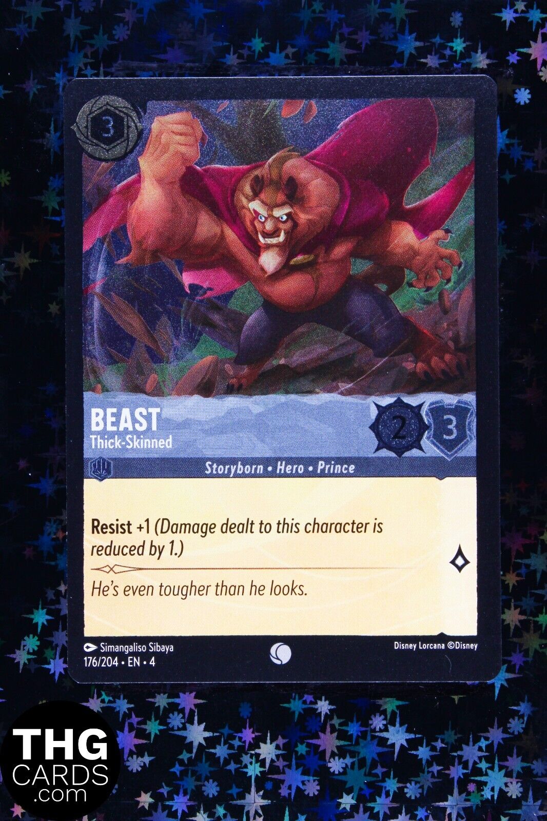 Beast, Thick-Skinned 176/204 Common Lorcana Card EN 4