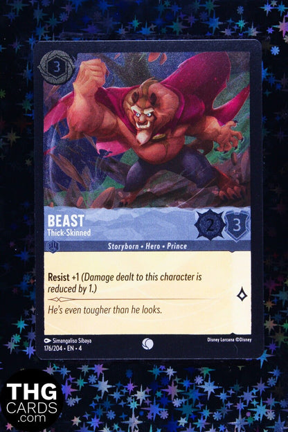 Beast, Thick-Skinned 176/204 Common Lorcana Card EN 4