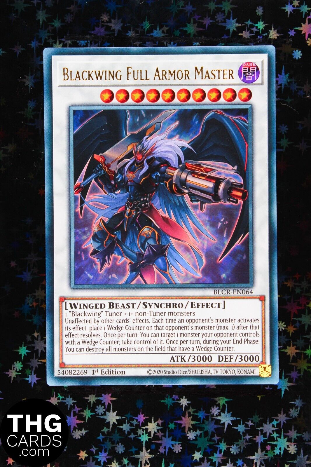 Blackwing Full Armor Master BLCR-EN064 1st Edition Ultra Rare Yugioh Card