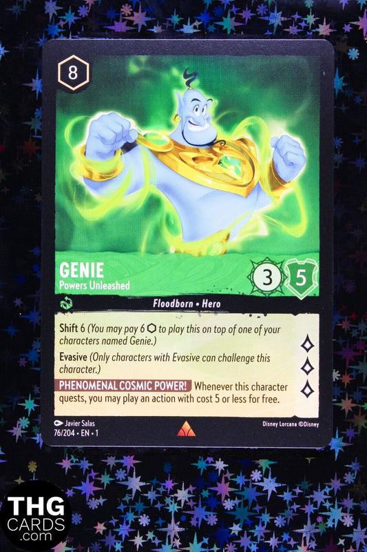 Genie, Powers Unleashed 76/204 Rare Lorcana Card EN 1