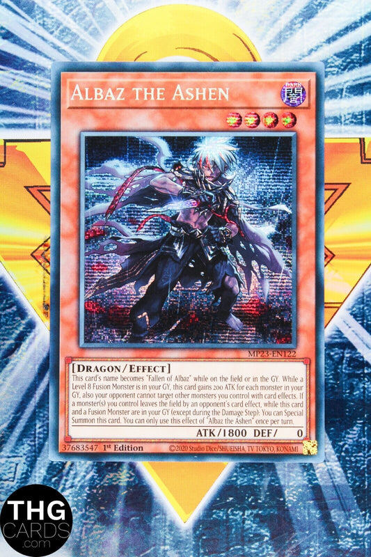 Albaz the Ashen MP23-EN122 1st Edition Secret Rare Yugioh Card