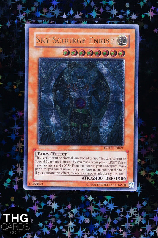 Sky Scourge Enrise FOTB-EN021 Euro Ultimate Rare Yugioh Card 2