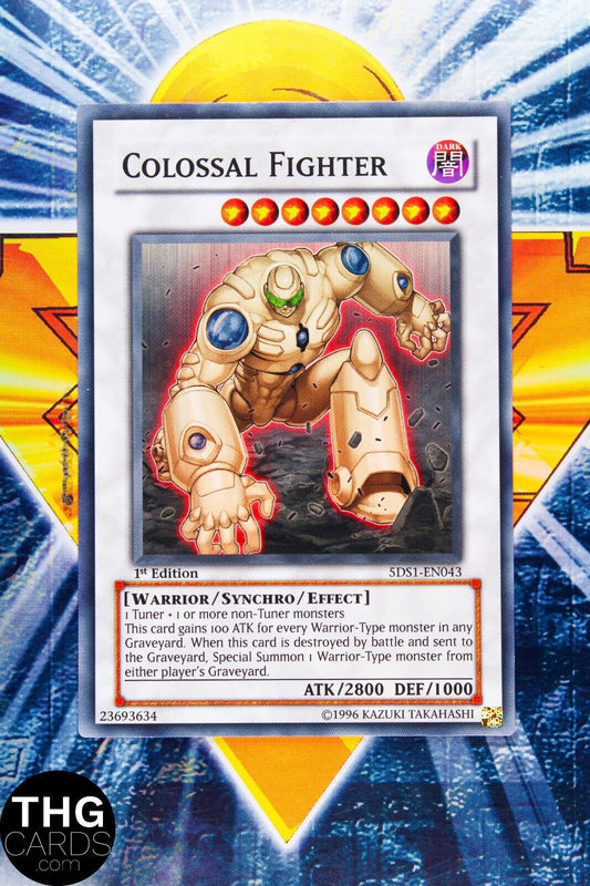 Colossal Fighter 5DS1-EN043 1st Edition Super Rare Yugioh Card