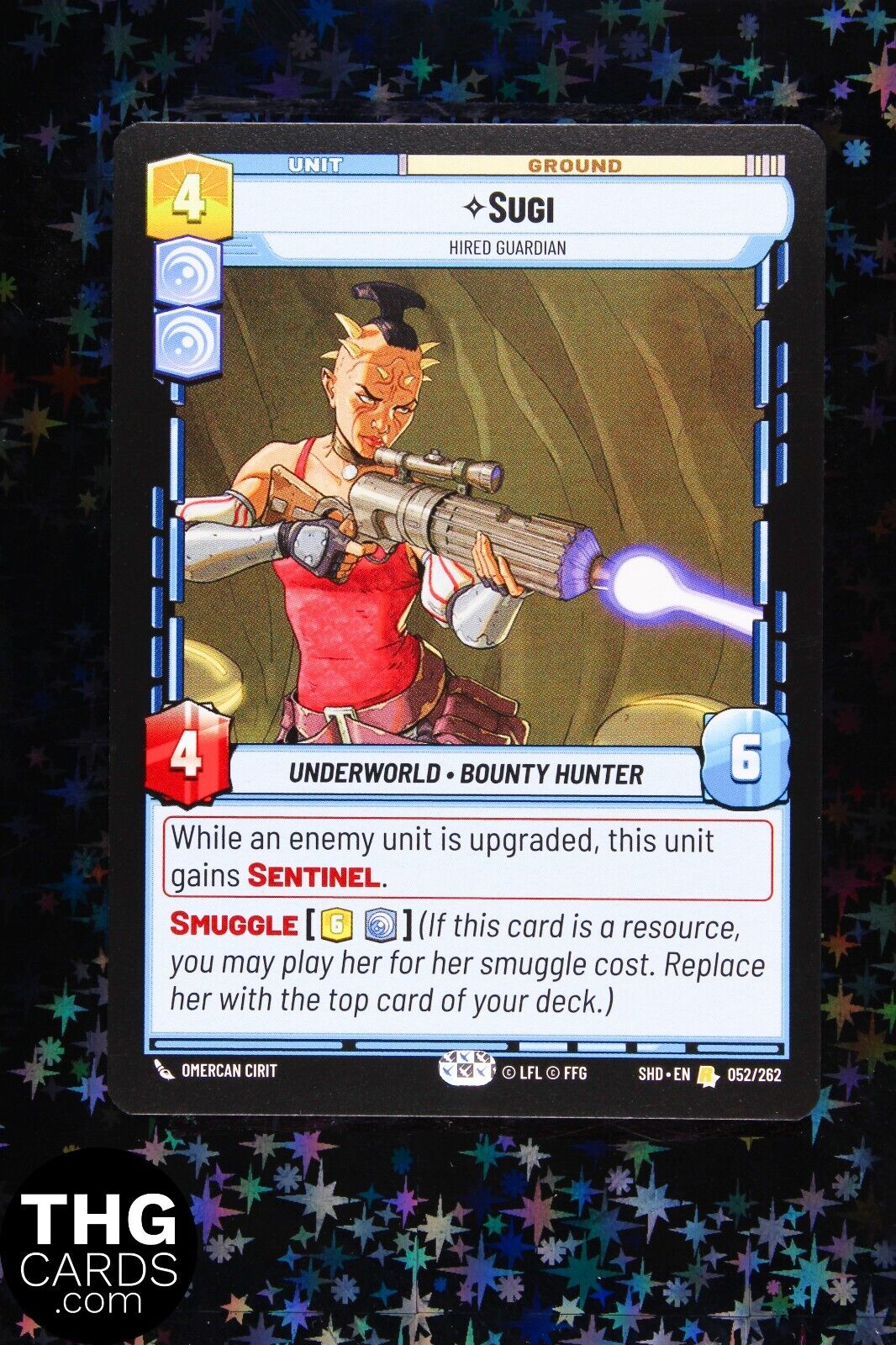 Sugi 052/262 Rare Star Wars Unlimited Card SHD