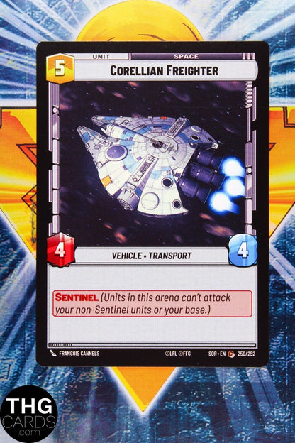 Corellian Freighter 250/252 Common Star Wars Unlimited Card