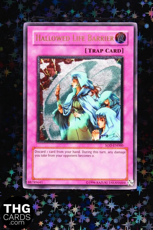 Hallowed Life Barrier SOD-EN060 Ultimate Rare Yugioh Card