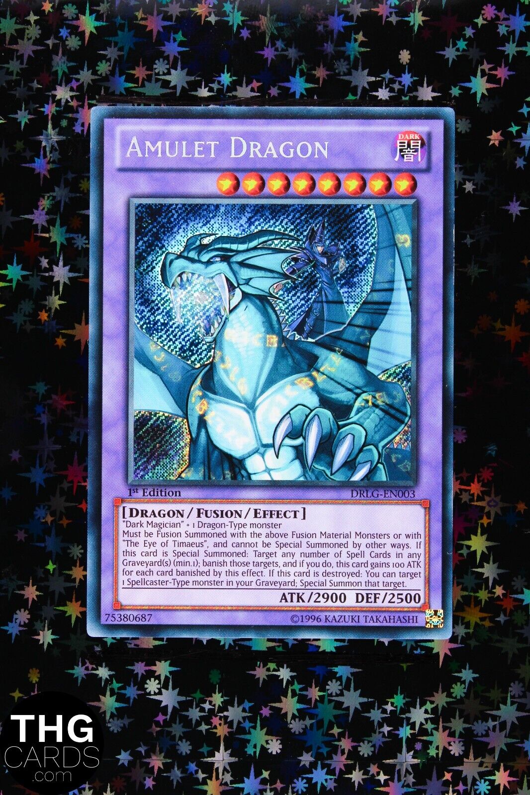 Amulet Dragon DRLG-EN003 1st Edition Secret Rare Yugioh Card