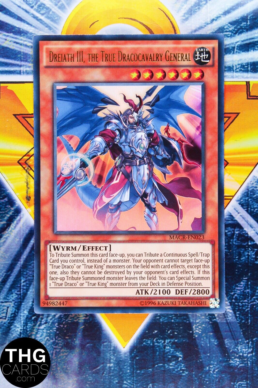 Dreiath III, the True Dracocavalry General MACR-EN023 Ultra Rare Yugioh Card