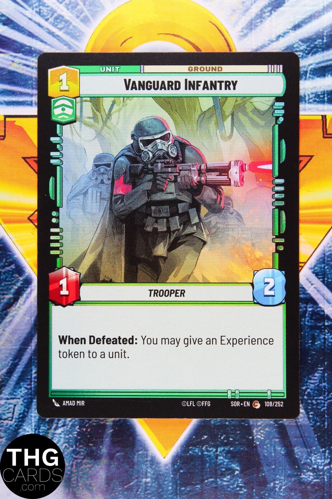 Vanguard Infantry 108/252 Common Foil Star Wars Unlimited Card