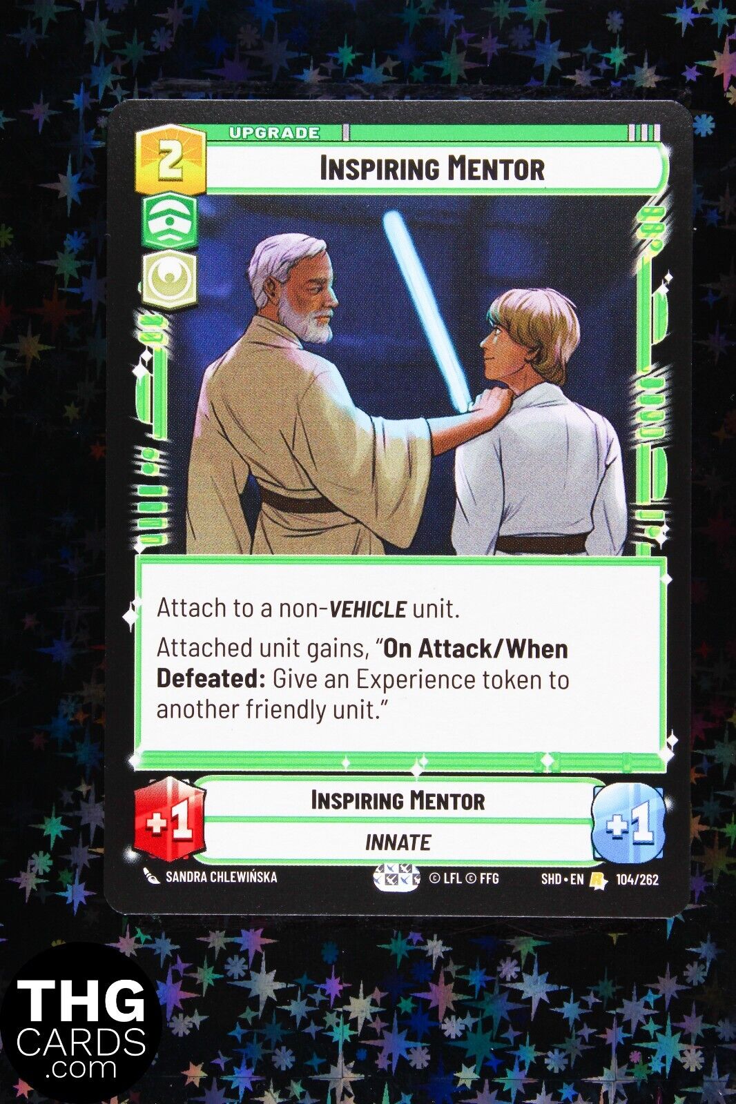 Inspiring Mentor 104/262 Rare Star Wars Unlimited Card SHD