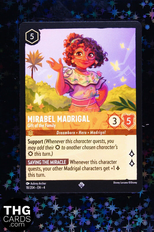 Mirabel Madriga, Gift of the Family 18/204 Super Rare Lorcana Card EN 4