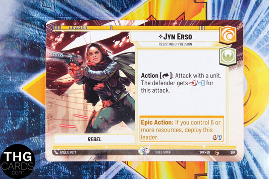 Jyn Erso 284 Common Hyperspace Star Wars Unlimited Card