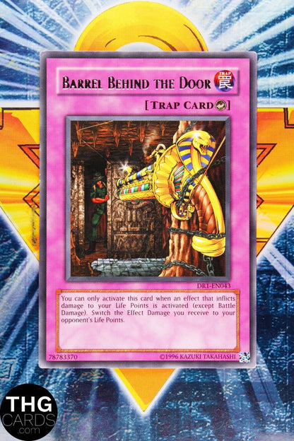 Barrel Behind the Door DR1-EN043 Rare Yugioh Card