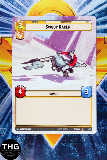 Swoop Racer 472 Common Hyperspace Star Wars Unlimited Card