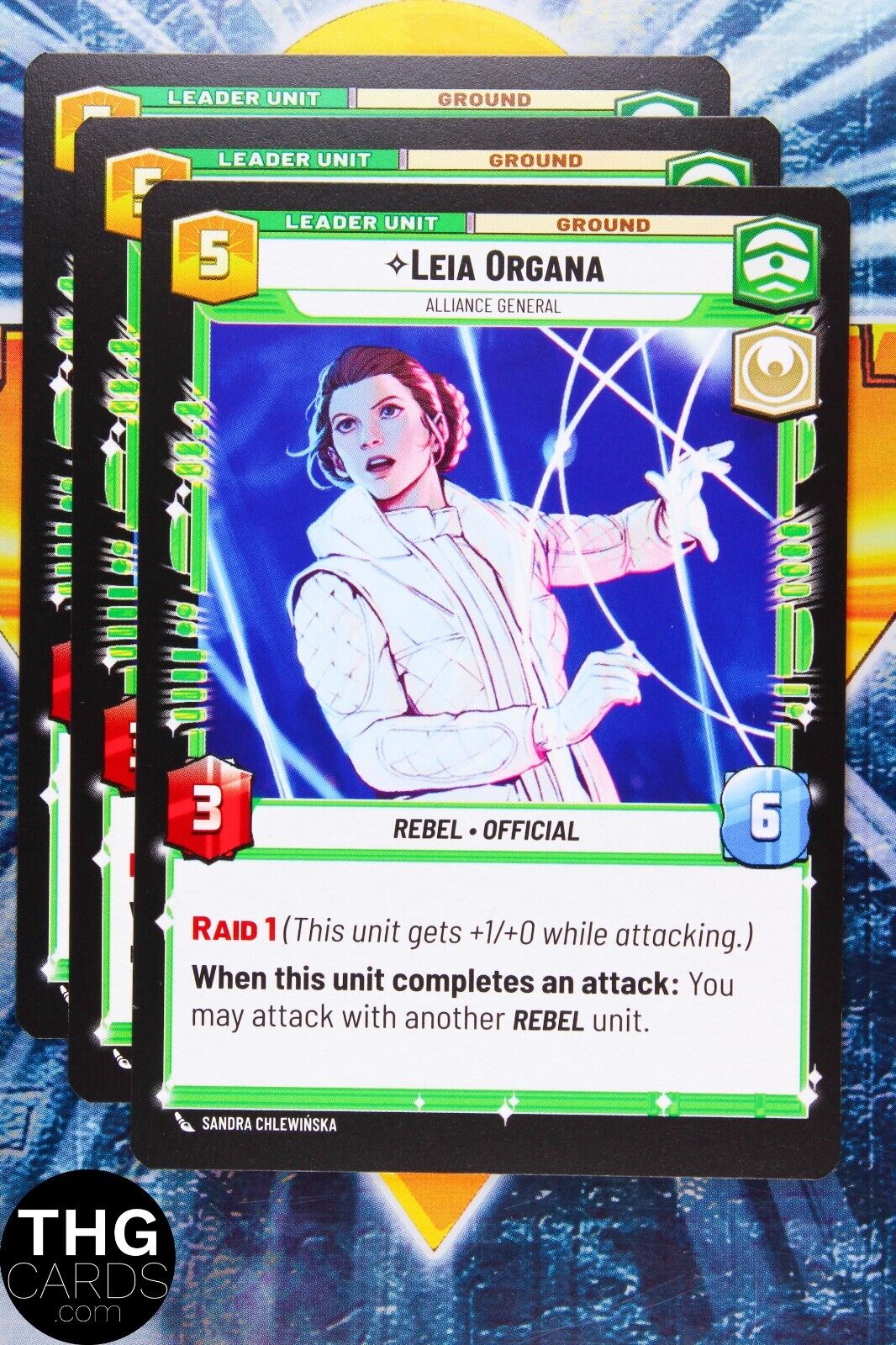 Leia Organa 009/252 Common Star Wars Unlimited Card Playset