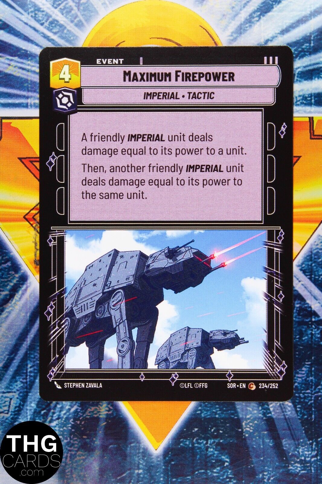 Maximum Firepower 234/252 Common Star Wars Unlimited Card Playset