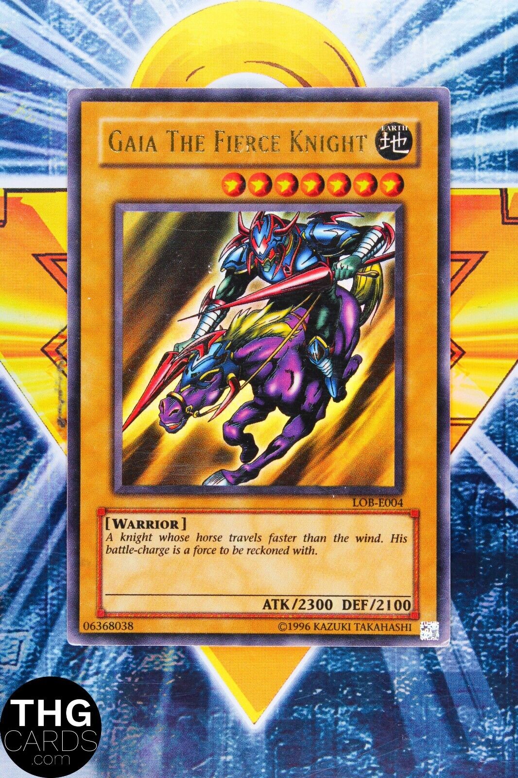 Gaia, the Fierce Knight LOB-E004 Ultra Rare Yugioh Card 1